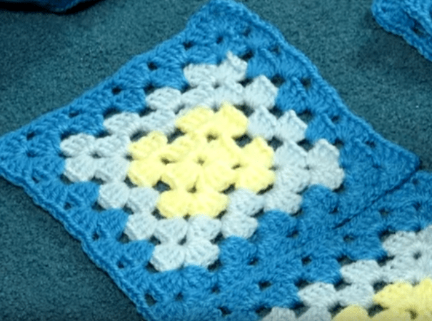 quadradinho em crochê